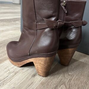 Alexandre Birman Brown Leather Ankle Boots